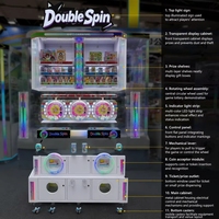 Machine à prix à double rotation, jeu d'arcade à monnayeur pour centre commercial, salle de jeux, centre de divertissement
