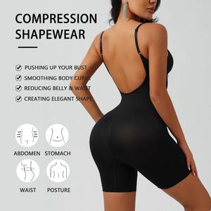 Body sculptant sans couture de haute qualité pour femmes, taille XL, avec contrôle du ventre, effet lifting des fesses, entrejambe ouvert, <span class=keywords><strong>invisible</strong></span> - Product Image 4