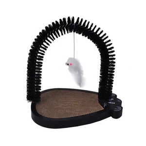 プラスチック製猫用爪とぎブラシとネズミのおもちゃ付き-環境に優しいモダンな漫画デザイン - Product Image 5