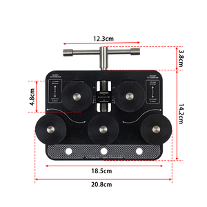 Выпрямитель для труб и труб, выпрямитель для 3/16 "-1,0" диаметров топливной магистрали, мягкий алюминиевый и медный трубопровод - Product Image 1