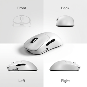 ZORNHER Ergoflux9 Ergonomische 6-Tasten Wiederaufladbare Leichte USB E-Sports Drei-Modus 2,4GHz Kabellose RGB PAW3950 Sensor Maus - Product Image 2