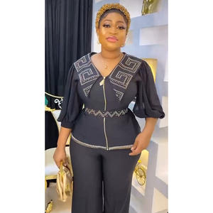 Ladies Moderrn 2 Pieces Outfits African Tire for Women - Product Image 2