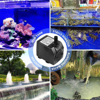 Pompe à eau submersible pour fontaine en céramique, électrique, pour étang à poissons, pour jardin hydroponique
