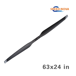 ใบพัดคาร์บอนไฟเบอร์ Big Thrust 63x24 สำหรับโดรนยกของหนักแบบมีคนขับ EVTOL ใช้ได้กับมอเตอร์ Hobbywing X15 T-motor A16L - Product Image 2