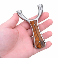 Slingshot en acier inoxydable haute puissance, bande plate de précision, poignée ergonomique pour la chasse en plein air et les compétitions de tir