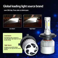Ampoules Led avec ventilateur, 2 ans de garantie, pas cher, S1 C6 X3, H7 9004 9007 9006 H8 H9 Hir2 H13 H4 S2