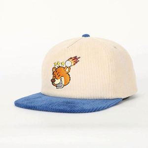 BSCI Oem Custom <b>Men</b> Women High Quality 5 Panel Unstructured Embroidery Logo <b>Cap</b> <b>Flat</b> Bill Gorras Corduroy Snapback Hats - Product Image 1