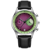 2026 Seri Jam Tangan Semangka Bestseller Lintas Negara Terbaru Desain Terinspirasi D0g1ins untuk Dewasa 40mm Mesin Quartz Dial Bercahaya 7657