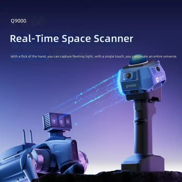 Pocket2 Handheld SLAM Scanner Manifold Tech, Real-Time 3D Reconstruction LiDAR with Dual 50MP Panoramic Cameras