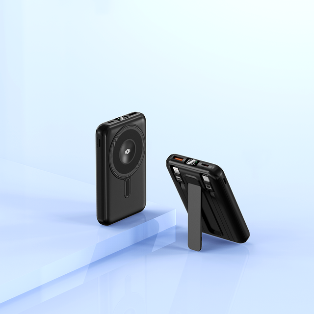 PD 22.5W High Capacity Portable External Battery Power Bank 50000mah Fast Charging Wireless Charger with Mini Magnetic Stand