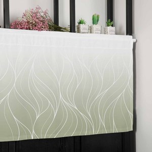 Tùy chỉnh màn sóng sọc Mô hình nhà bếp nửa cửa sổ Rèm cửa nhỏ cafe rèm cửa cho phòng ngủ tầng hầm phòng tối - Product Image 6