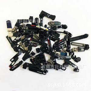 Plastic Injection Molded <b>Zipper</b> Pulls And Tails Various Alloy <b>Zipper</b> Heads Custom Zinc Alloy Metal For Apparel - Product Image 4