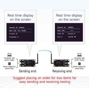 Kit de evaluación de transceptor RF LORA con pantalla OLED de 868/915Mhz para desarrollo secundario ODM E22-900MBL-SC y prueba fuera de línea - Product Image 5