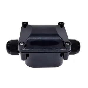 3 Way PG11 Outdoor Waterproof ABS Plastic Gland Electrical Junction Box IP68 electrical cable connector t shape