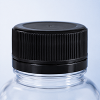 Bouchons à vis en plastique PP anti-effraction, anti-enfouissement, durables, antidérapants, 18 mm/28 mm/33 mm, impression sérigraphique, pour bouteilles
