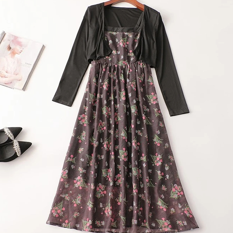 black maxi dress gameday Highway Maxi Dress main image 0