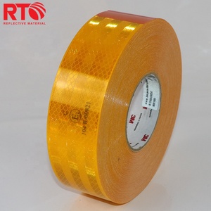 Autocollant réfléchissant pour camion certifié jaune 00821, ruban auto-adhésif <span class=keywords><strong>rétro</strong></span> ECE 104R - Product Image 2