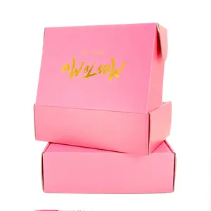 Изысканная подарочная упаковка бумажная коробка с логотипом золотой фольги штамп