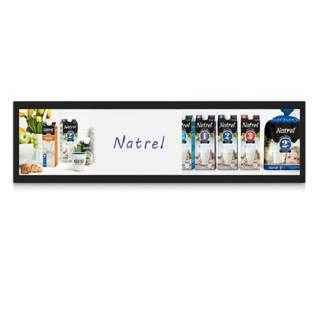 24/36/48 Inch Electronic Advertising Screens bar Lcd Smart Stretch bar Lcd Display Digital Signage Supermarket Billboards