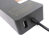 Chargeur en gros pour Microsoft Surface Pro 44W, compatible avec Surface Pro 8, 7, 6, 5, 4, X, Laptop Go, 15V 2.58A, 6 broches
