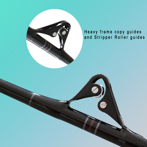 Canne à pêche personnalisée 1,8 m 1 pièce 30-80 lb pour la pêche <span class=keywords><strong>en</strong></span> <span class=keywords><strong>mer</strong></span>, la pêche <span class=keywords><strong>en</strong></span> eau salée, la pêche <span class=keywords><strong>au</strong></span> <span class=keywords><strong>gros</strong></span> gibier, poignée EVA, carbone et fibre <span class=keywords><strong>de</strong></span> verre, pour bateau, lac et océan - Product Image 4