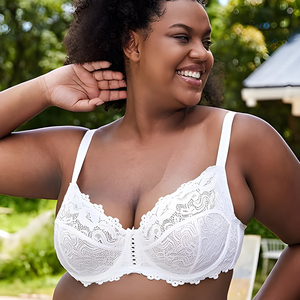 Lism Biểu Tượng Tùy Chỉnh Hữu Cơ Nóng Chất Béo Đầy Đặn Lớn Của Phụ Nữ Sexy Không Độn Underwire Áo Ngực Không Lót Bảo Hiểm Đầy Đủ Cộng Với Kích Thước Ren Bralette - Product Image 2