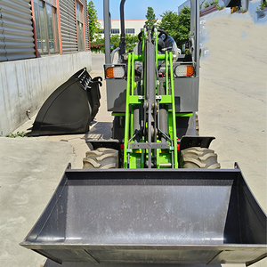 Hot Selling China Small Farming Mini Front End Compact <b>Battery</b> Wheel High Power Engine 3140mm Lifting Height 0.3m3 Bucket - Product Image 6