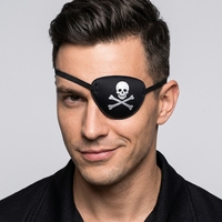 Ensemble d'accessoires de fête pirate : épée gonflable, cache-œil, chapeau, accessoires de costume de cosplay pour Halloween et spectacles sur scène