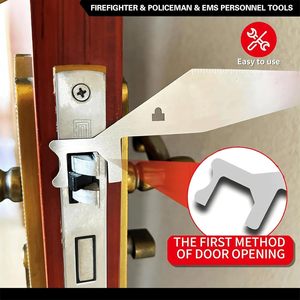 Serrure d'ouverture de porte en acier inoxydable <span class=keywords><strong>outil</strong></span> de cueillette d'incendie <span class=keywords><strong>pompier</strong></span> multi-<span class=keywords><strong>outil</strong></span> outils portables de pompiers pour la lutte contre l'incendie - Product Image 4