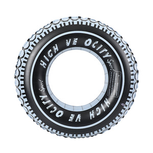 High Velocity Sport Tire Shape Swimming Ring For Children 22 Silk Thick PVC <b>Inflatable</b> <b>Float</b> Water Toy - Product Image 1