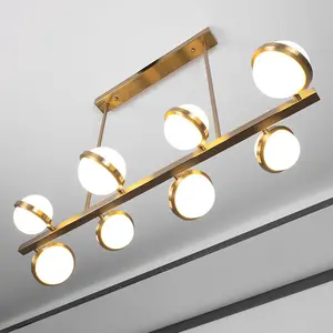 Lustre de luxe de bonne qualité, luminaire décoratif moderne à suspension LED en acrylique