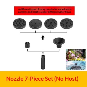 Fuente Solar Pequeña para Jardín, Piscina Exterior, Baño para Pájaros, Modelo Flotante con Flujo de Agua PQ-2 - Product Image 6