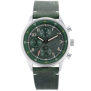 Montres à quartz pour hommes en cuir personnalisées en usine, étanches, lumineuses, décontractées, cadeau de Nouvel An - Product Image 1