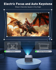 Беспроводной видеопроектор 720P Full HD для дома и улицы, Android LED Smart, с электронной фокусировкой, на чипсете Android 11 H713 (модель 2026 года) - Product Image 5