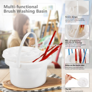 Fournitures d'art professionnelles d'<span class=keywords><strong>artiste</strong></span>, poudlard, avec pinceaux, tampons <span class=keywords><strong>de</strong></span> peinture, toile pour aquarelle et acrylique, 92 pièces, livraison gratuite - Product Image 3
