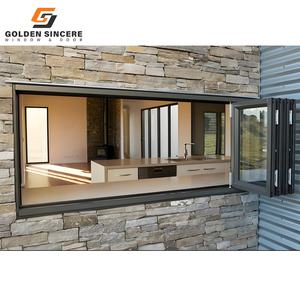 Ventana plegable de aluminio que ahorra espacio GS para áreas interiores y exteriores - Product Image 4