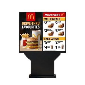 Pantalla de Señalización Digital para Centros Comerciales y Ascensores, IP66, 3000 Nits, Pantalla Publicitaria para Exteriores, Sistema Drive Thru, Tablero de Menús LCD - Product Image 1