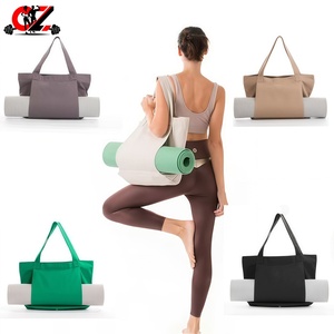 CZFIT Hot Selling High-quality Canvas <b>Yoga</b> <b>Pilates</b> Mat Shoulder Bag, Travel <b>Yoga</b> Shoulder Bag, Multifunctional <b>Yoga</b> Bag - Product Image 1