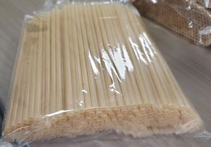 Pajitas Desechables de Caña de Azúcar Biodegradables Ecológicas Reciclables para Fiestas 500 Unidades 197mm/200mm/230mm - Product Image 3