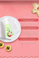 Kustom Pabrik Label pribadi Kiwi rasa pasta gigi probiotik Anti rongga pasta gigi anak-anak 2026 keluaran baru