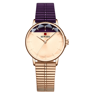 Reloj de cuarzo de recompensa para mujer, reloj de diseño especial para mujer, reloj de pulsera informal de moda para mujer, reloj de mano para mujer - Product Image 2