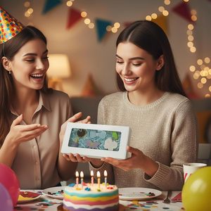 Caja Blanca Pequeña <span class=keywords><strong>para</strong></span> Regalos con Ventanas Transparentes, Juego de Cajas de Regalo Kraft <span class=keywords><strong>para</strong></span> Regalos, Caja de Regalo <span class=keywords><strong>para</strong></span> Propuesta, Boda, Graduación, Blanca - Product Image 5