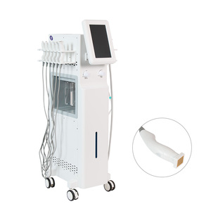 Appareil multifonctionnel vertical 11-en-1 à eau et oxygène avec plusieurs types de sondes pour éliminer les peaux mortes et nettoyer la peau du visage - Product Image 2