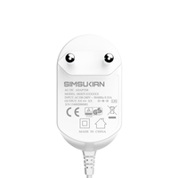 Adaptateur chargeur mural blanc 5V 6V 9V 12V 15V 20V 24V 12W 15W 18W 24W 0.5A 1A 2A 3A adaptateurs d'alimentation ca/cc pour routeur Wifi