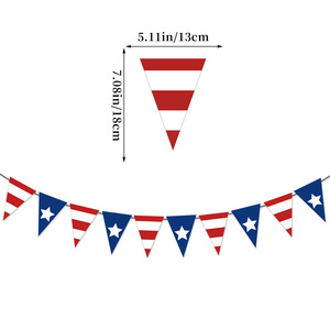<span class=keywords><strong>Bandera</strong></span> Decorativa con Guirnalda para la Celebración del 250 Aniversario <span class=keywords><strong>de</strong></span> la Independencia <span class=keywords><strong>de</strong></span> Estados Unidos - Product Image 4
