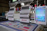 Machine à broder industrielle numérique informatisée à double tête à 15 aiguilles entièrement automatique MYSEW MJS1502 pour la fabrication commerciale