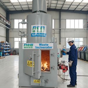 Incinerador de Basura Marca FHHB, Incinerador de Residuos Médicos de Gran Capacidad de 1 Tonelada por Hora - Product Image 4