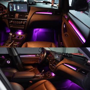 Luz Ambiental para Auto con 64 Colores de Arcoíris para BMW X3 X4 F25 F26 2012-2017, Iluminación Ambiental Interior, Barra de Luces LED de 12v - Product Image 3