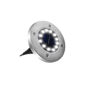 Lámpara Solar LED de Acero Inoxidable para Jardín, Patio o Camino, con 4, 8 o 16 LED - Product Image 3