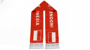 Bufanda con la Bandera de <span class=keywords><strong>INDONESIA</strong></span>, Productos Personalizados al por Mayor para Animar en Partidos de Fútbol, Bufanda con Borlas de la Bandera Nacional para Fanáticos - Product Image 4